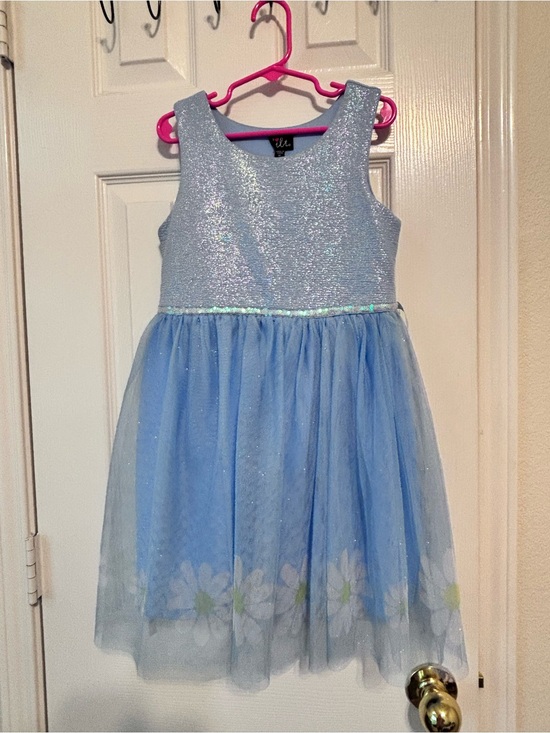 Other - Sparkling Light Blue Tulle Flower Girl Dress